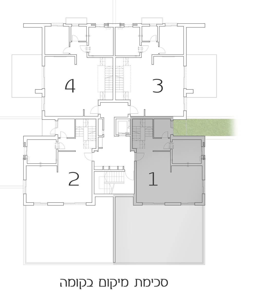 דגם איל דירה 1 קומה 1