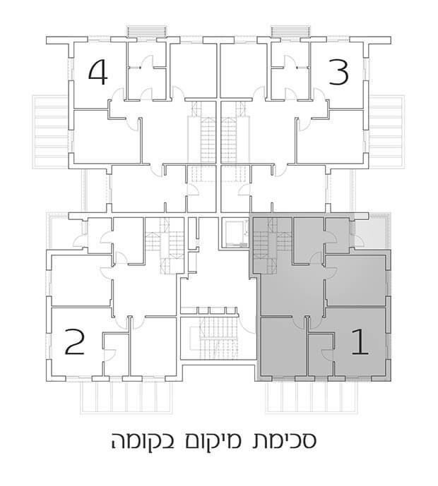 דגם איל דירה 1 קומה 2