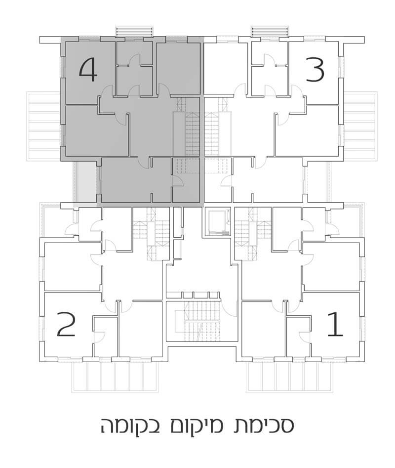 דגם איל דירה 4 קומה עליונה