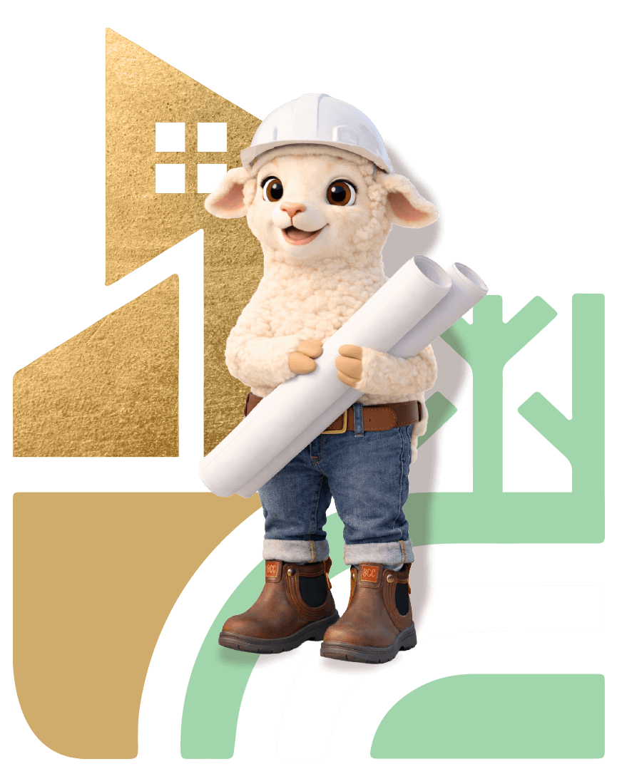 כבשה מחזיקה נייר מגולגל